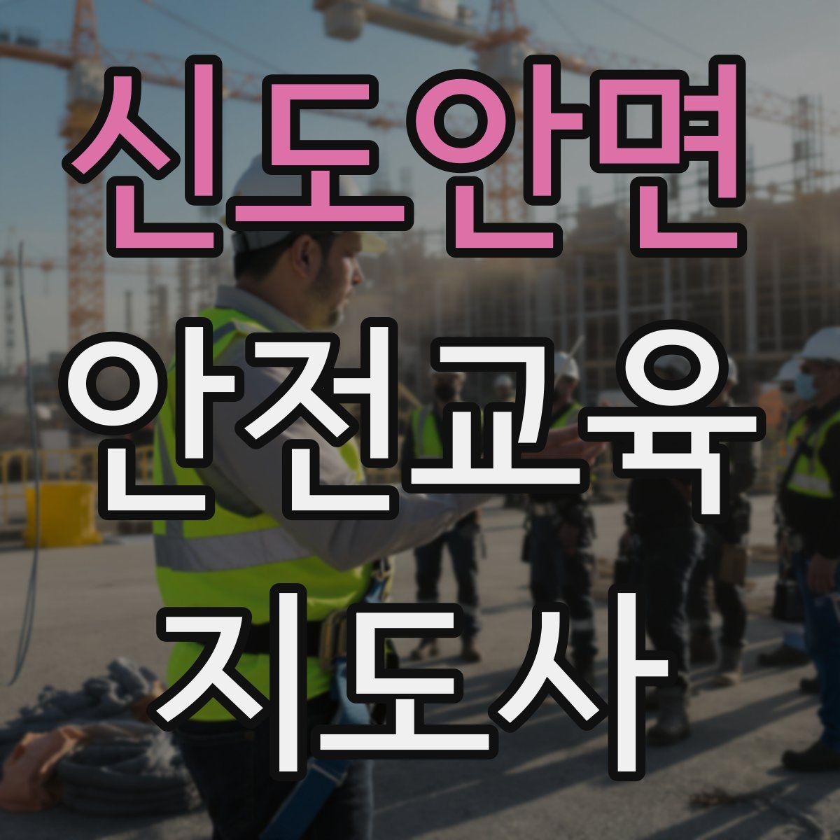 신도안면 안전교육지도사 자격증 시험 난이도 현실적으로 알아보기