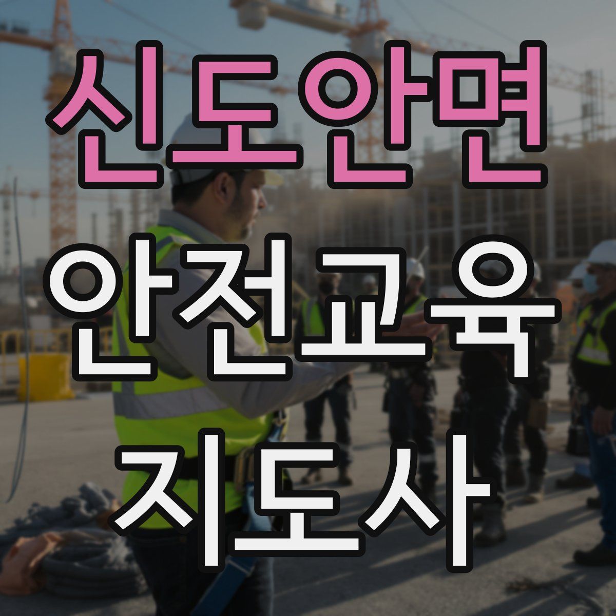 신도안면 안전교육지도사 자격증