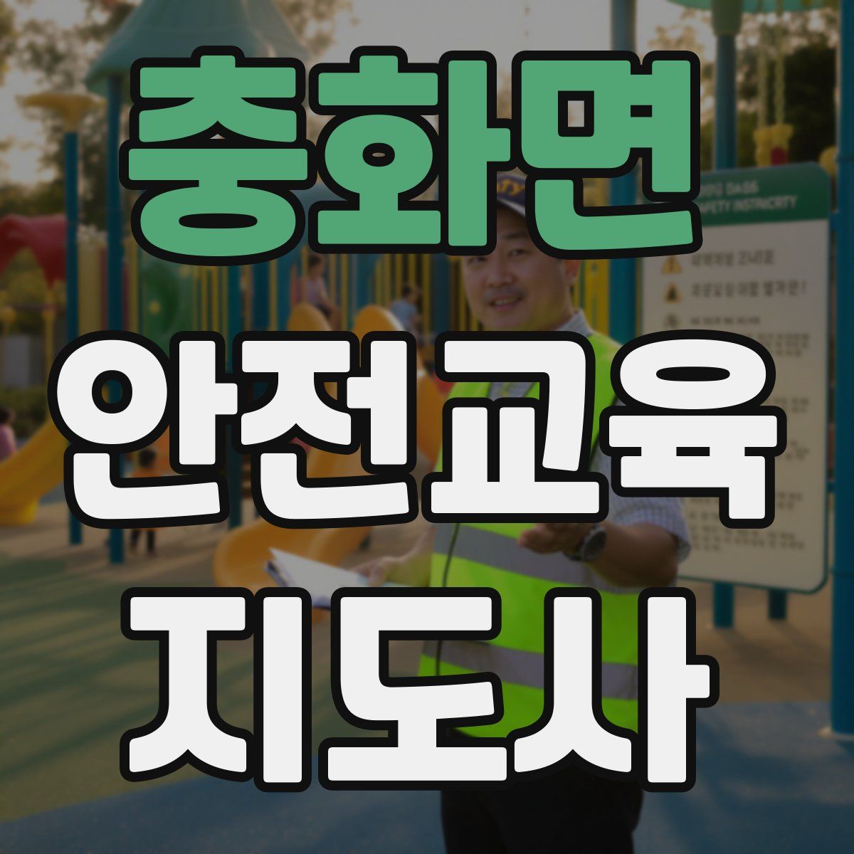 충화면 안전교육지도사 자격증