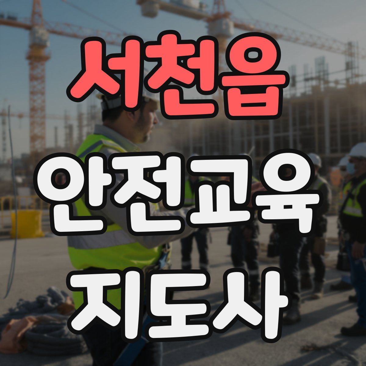 서천읍 안전교육지도사 자격증