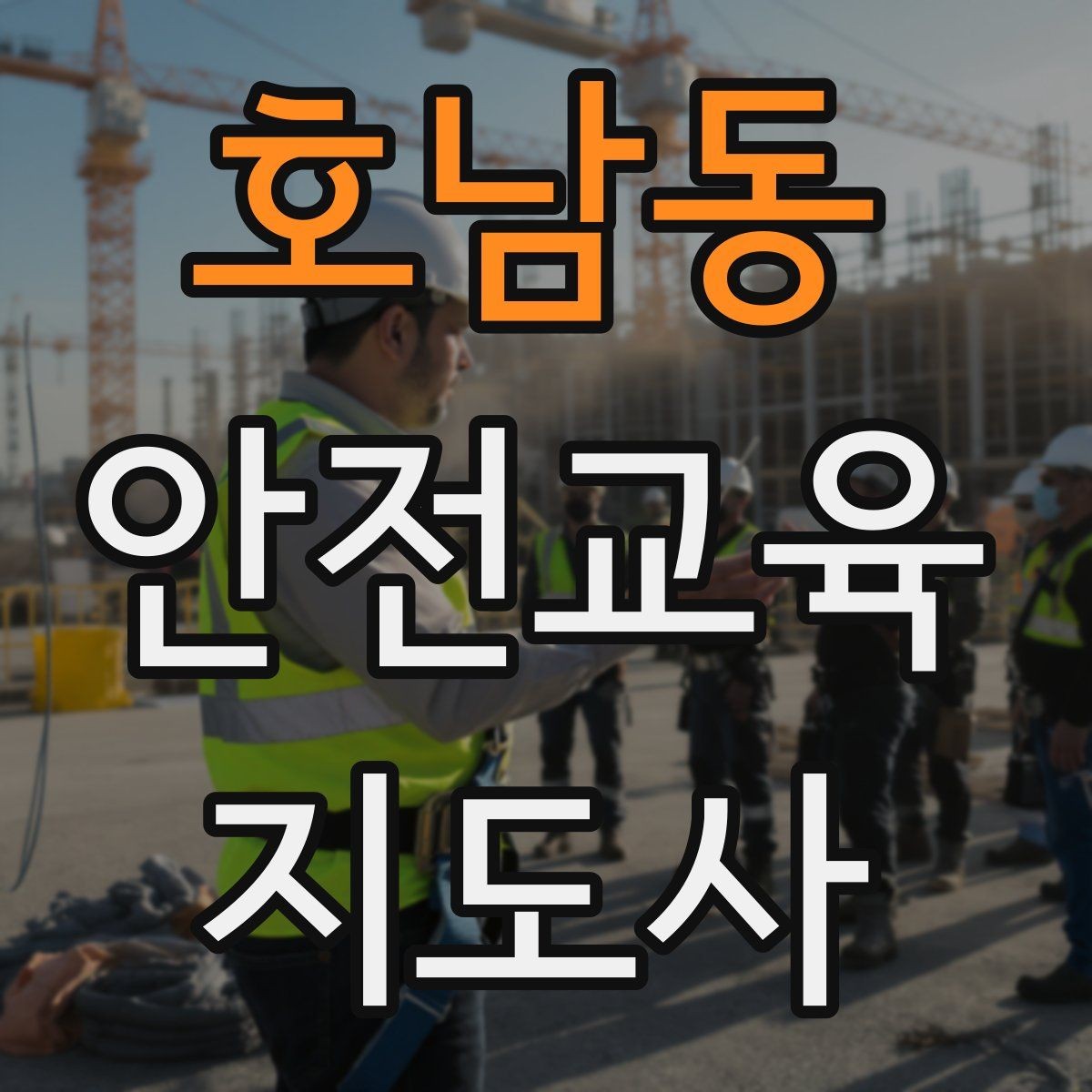 호남동 안전교육지도사 자격증 취득 후 강의 자료 만들기