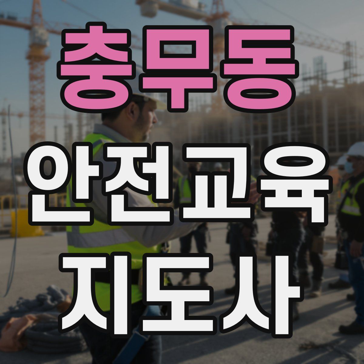 충무동 안전교육지도사 자격증