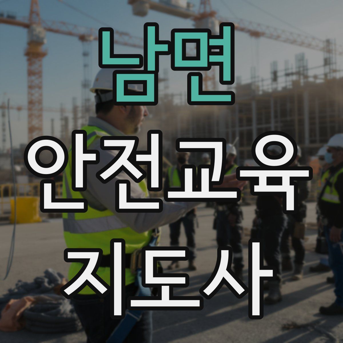 남면 안전교육지도사 자격증