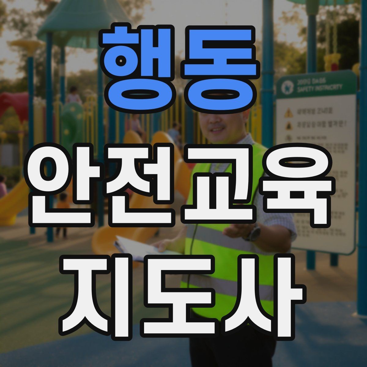 행동 안전교육지도사 자격증 교육 프로그램 운영 방법