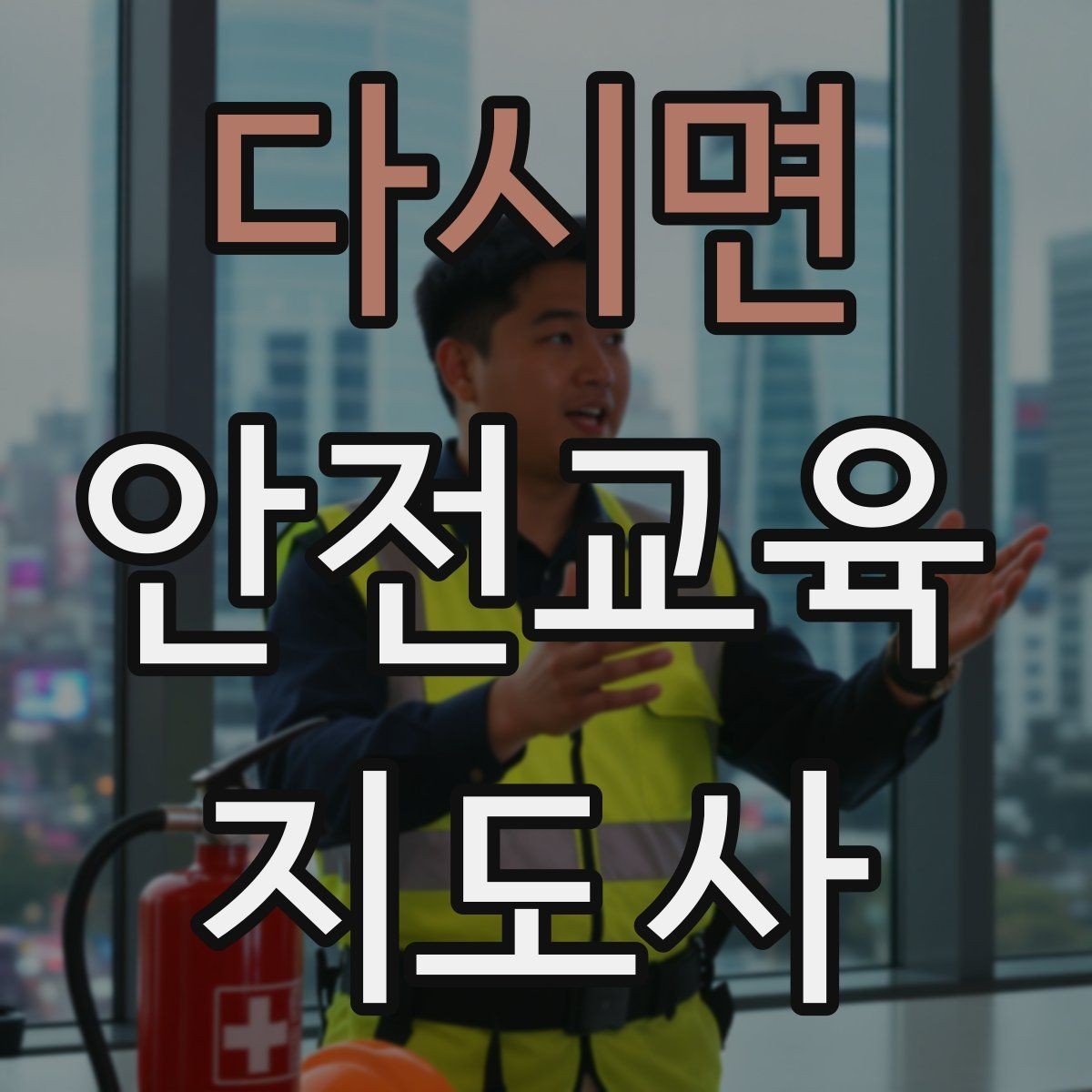 다시면 안전교육지도사 자격증 교통안전 교육안을 쉽게 짜는 방법