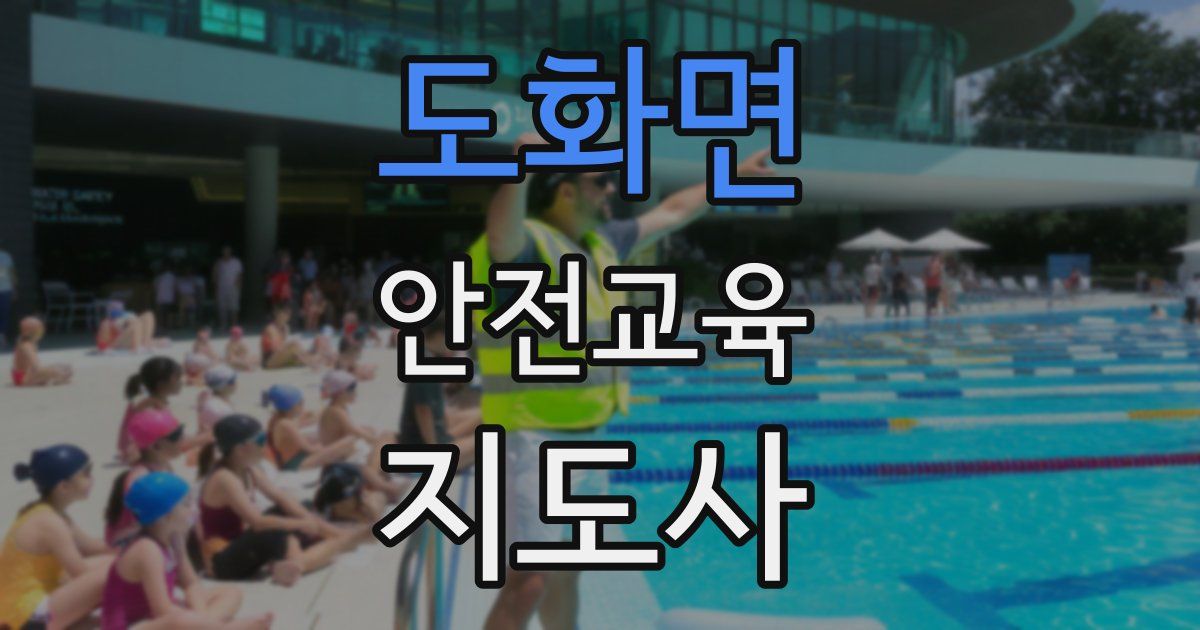 도화면 안전교육지도사 자격증