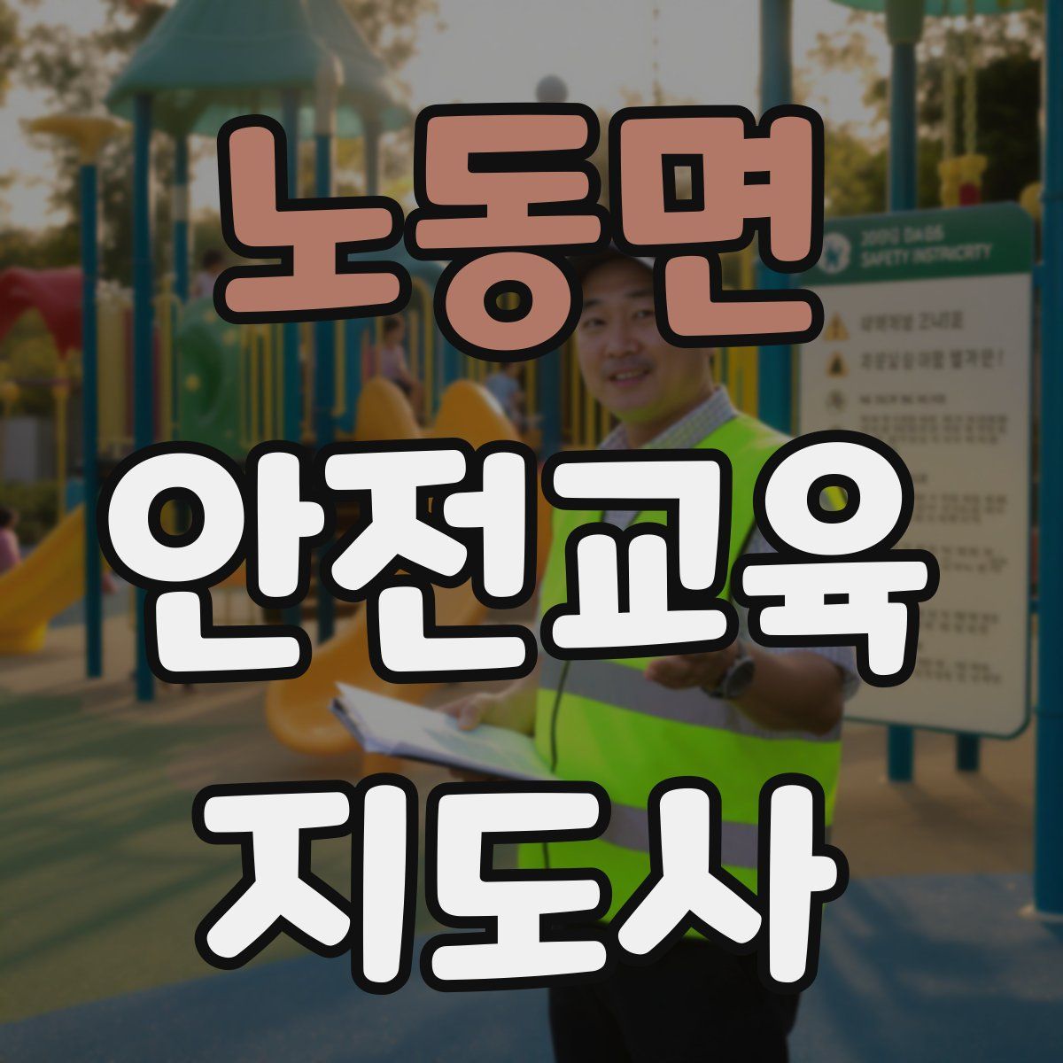 노동면 안전교육지도사 자격증