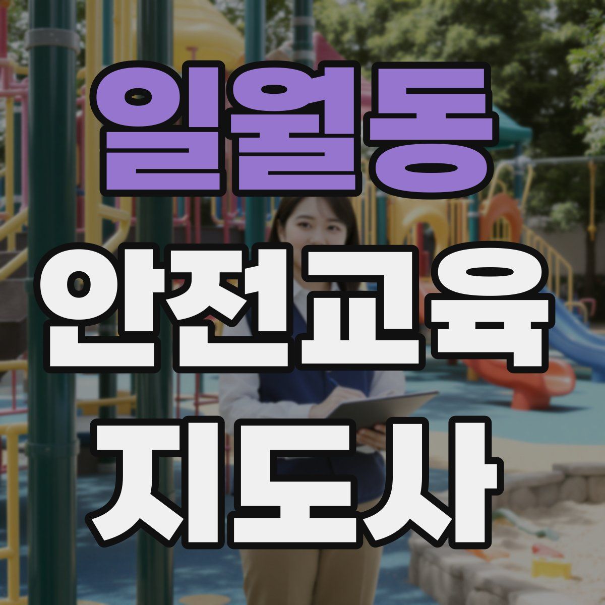 일월동 안전교육지도사 자격증