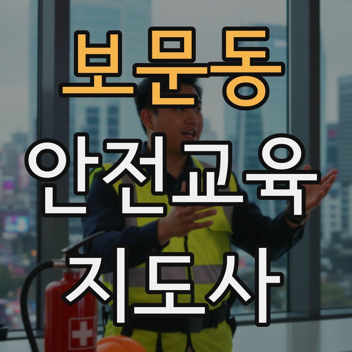 보문동 안전교육지도사 자격증 취득 전에 알아두면 좋은 정보