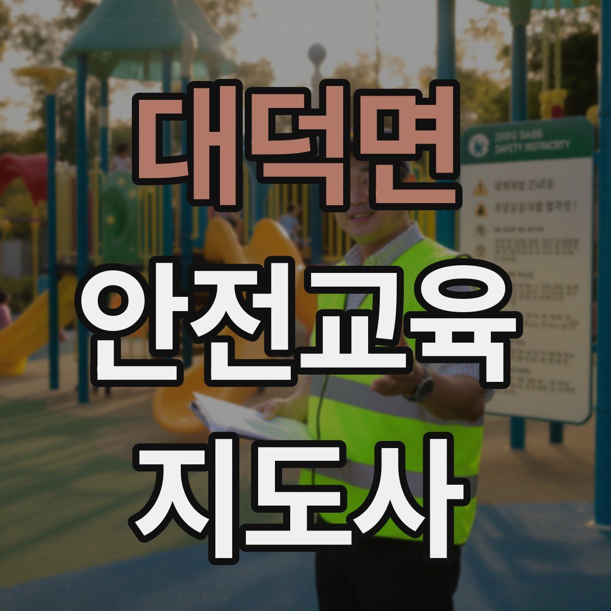 대덕면 안전교육지도사 자격증