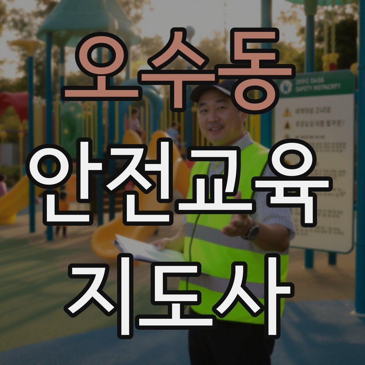 오수동 안전교육지도사 자격증 강의가 매번 비슷해지는 걸 막는 방법