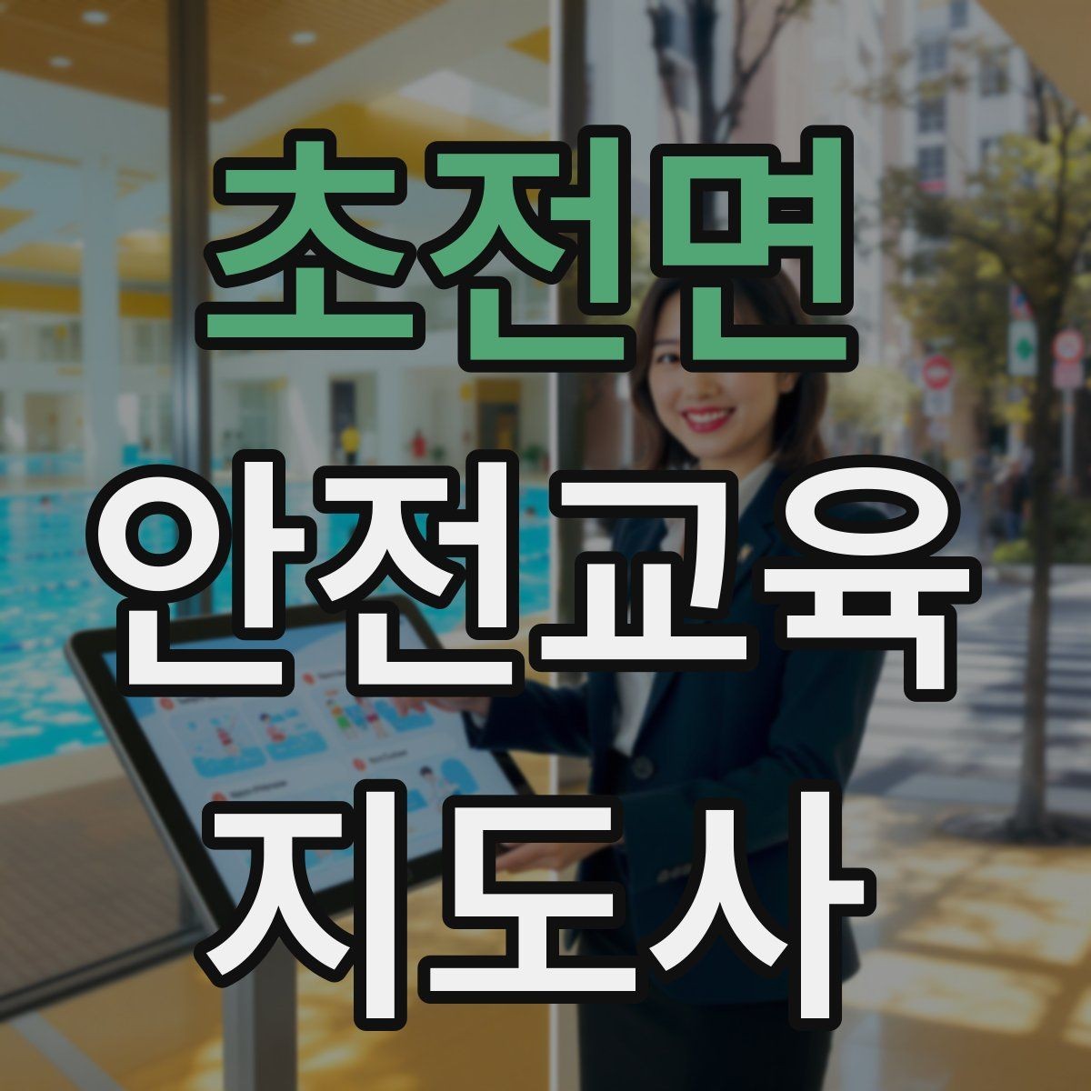 초전면 안전교육지도사 자격증 시험 과목 구성 정리