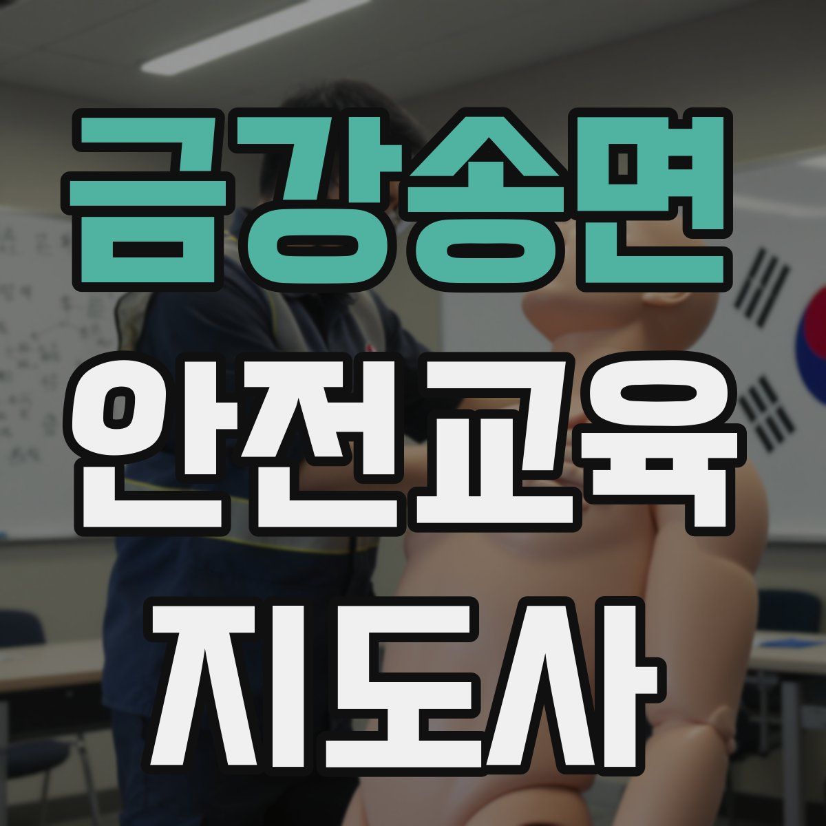 금강송면 안전교육지도사 자격증