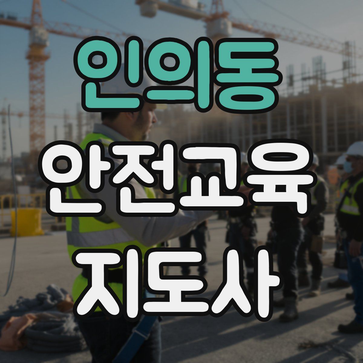 인의동 안전교육지도사 자격증