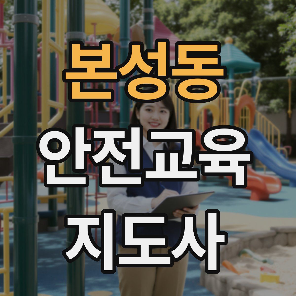 본성동 안전교육지도사 자격증