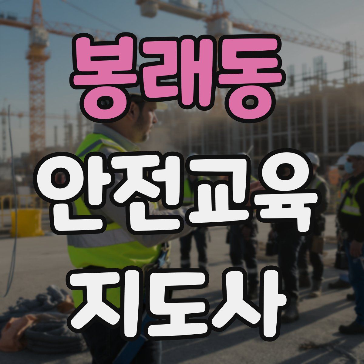 봉래동 안전교육지도사 자격증