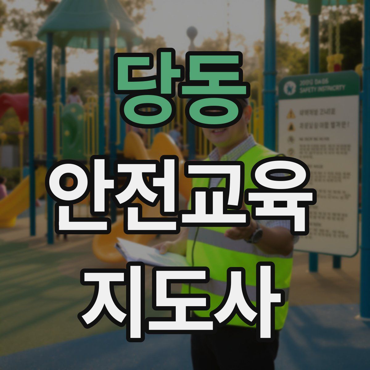 당동 안전교육지도사 자격증