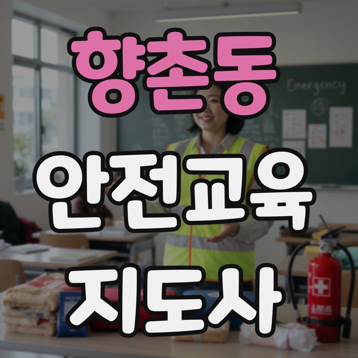 향촌동 안전교육지도사 자격증 취득 후 활용 가능한 직무