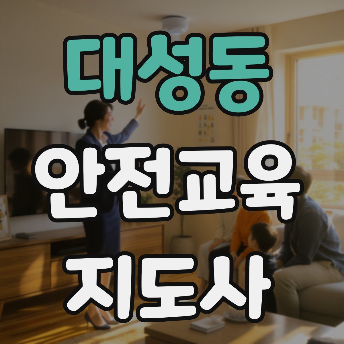 대성동 안전교육지도사 자격증