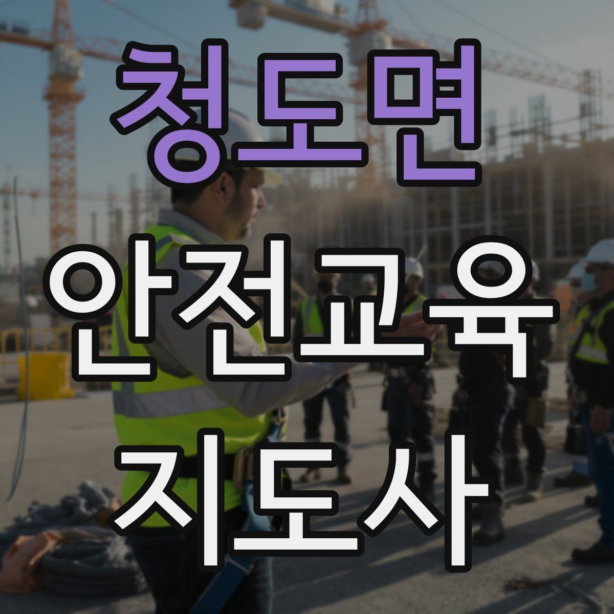 청도면 안전교육지도사 자격증 교육 콘텐츠 개발 전략