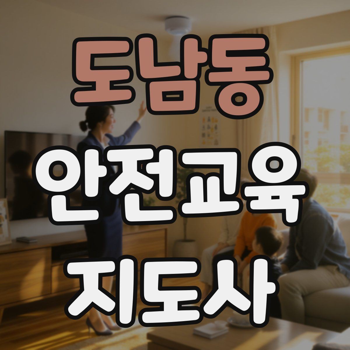 도남동 안전교육지도사 자격증 시험 응시 자격 조건