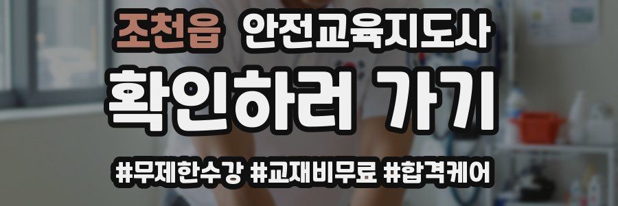 조천읍 안전교육지도사 자격증