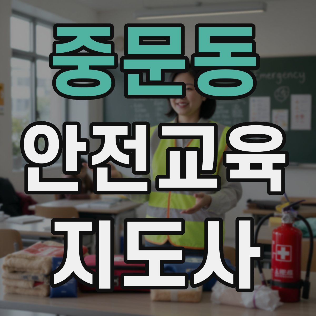 중문동 안전교육지도사 자격증