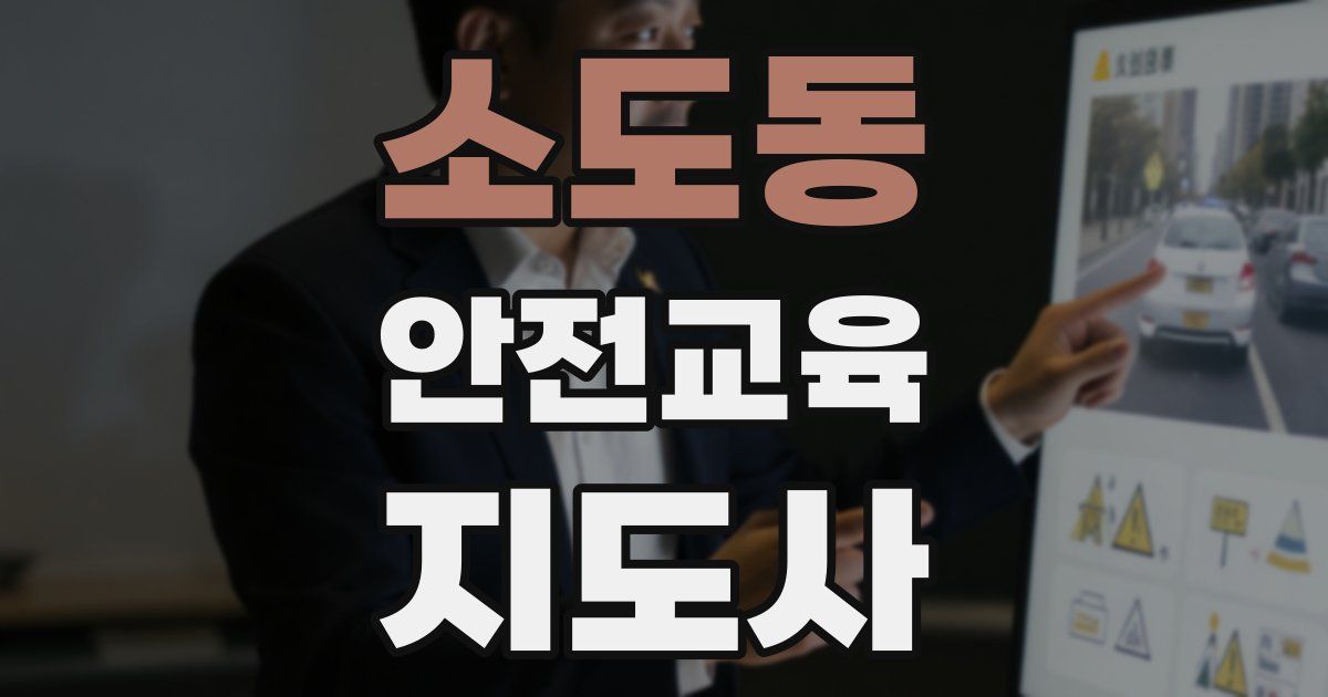 소도동 안전교육지도사 자격증