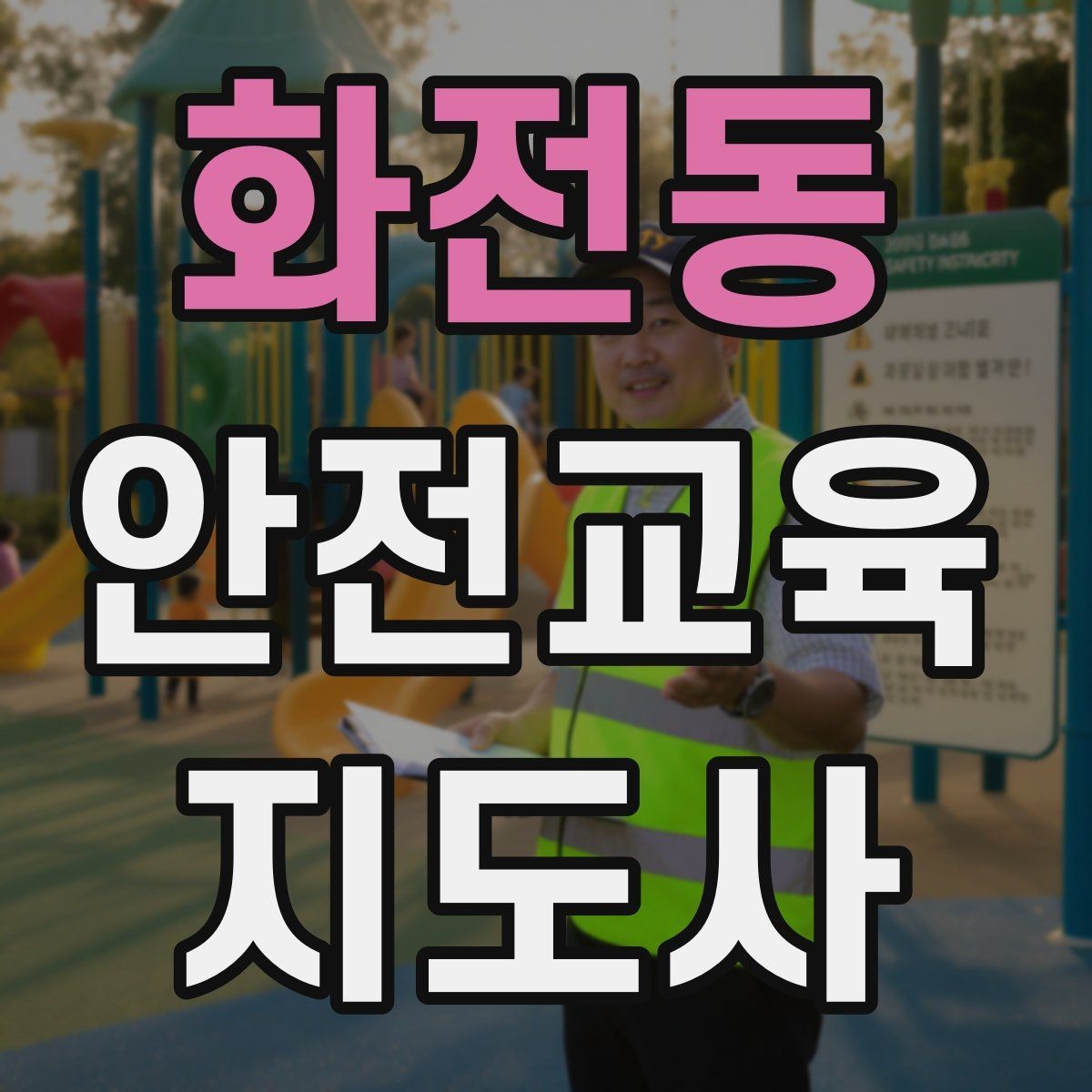 화전동 안전교육지도사 자격증 교육 이수 후 시험 절차