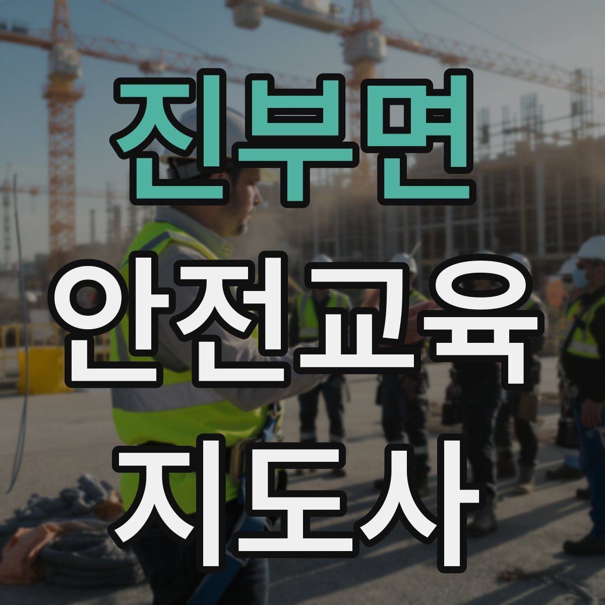 진부면 안전교육지도사 자격증 강의 자료 만드는 방법