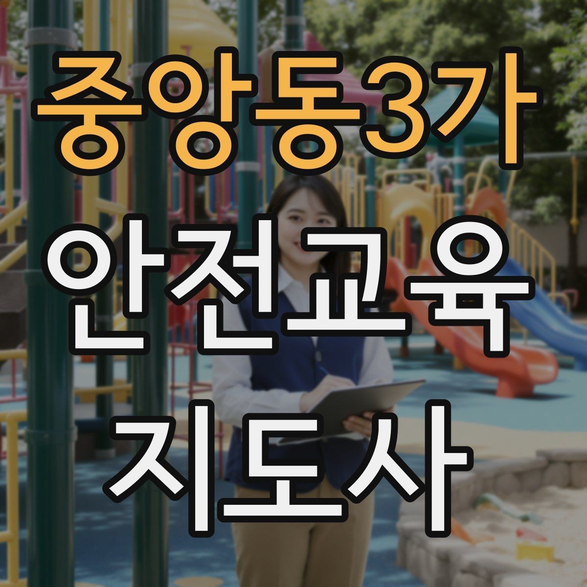 중앙동3가 안전교육지도사 자격증 시험 난이도 현실적으로 알아보기