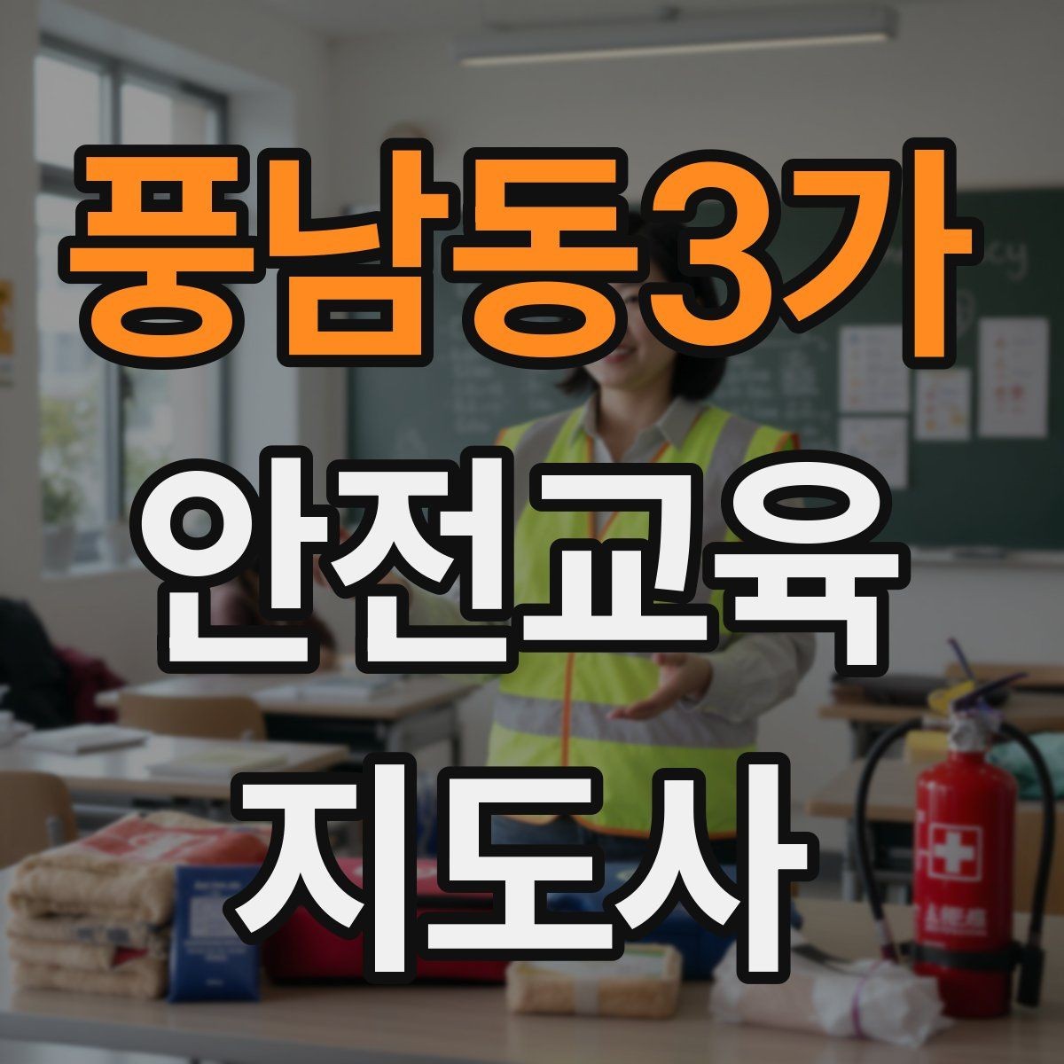 풍남동3가 안전교육지도사 자격증 시험 합격률은 어느 정도일까