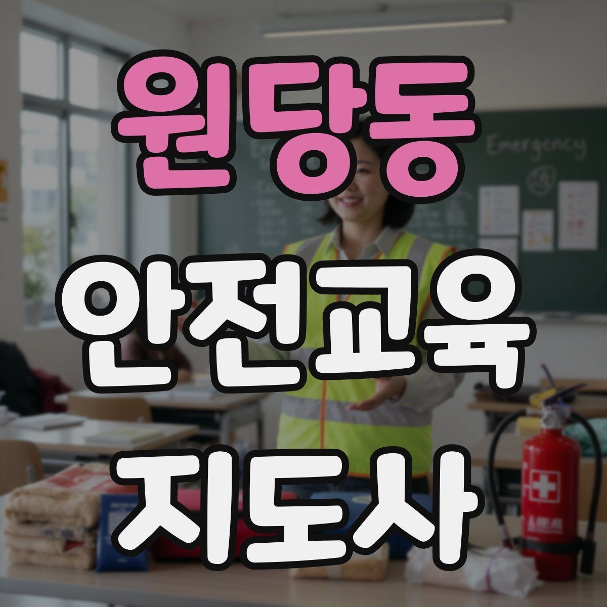 원당동 안전교육지도사 자격증 노인안전 교육으로 확장하는 방향