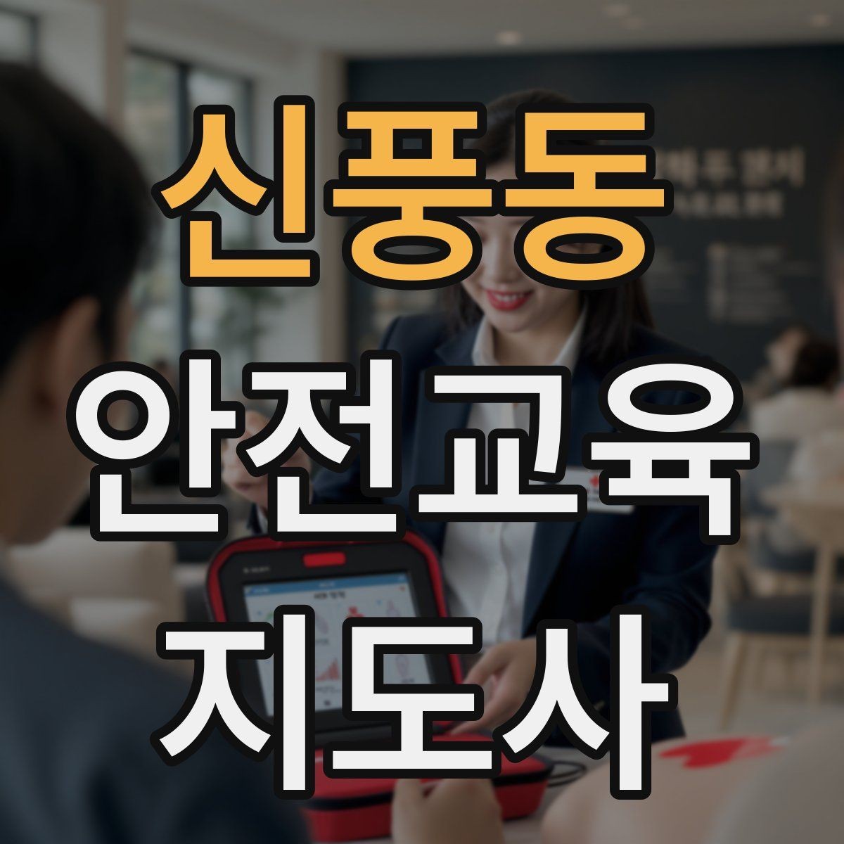 신풍동 안전교육지도사 자격증 주민 대상 안전 캠페인 운영 팁