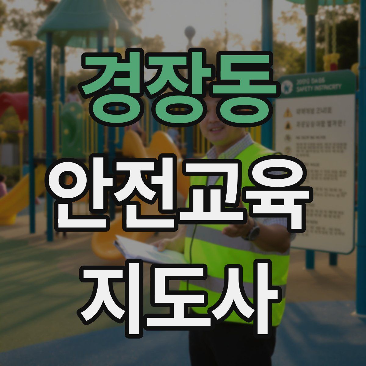 경장동 안전교육지도사 자격증