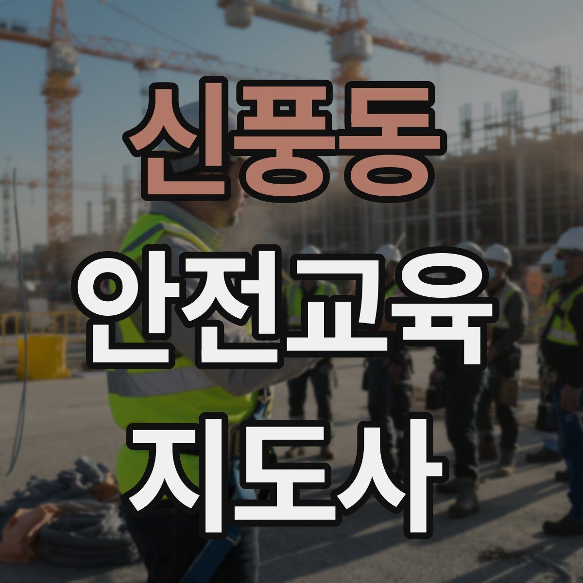 신풍동 안전교육지도사 자격증 안전교육 커리큘럼 구성 방법