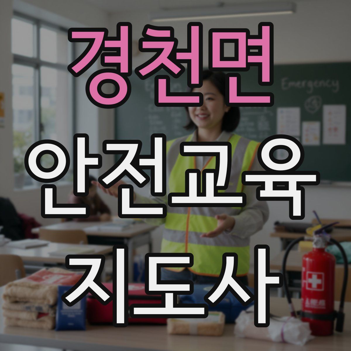 경천면 안전교육지도사 자격증