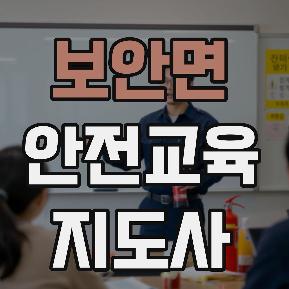 보안면 안전교육지도사 자격증
