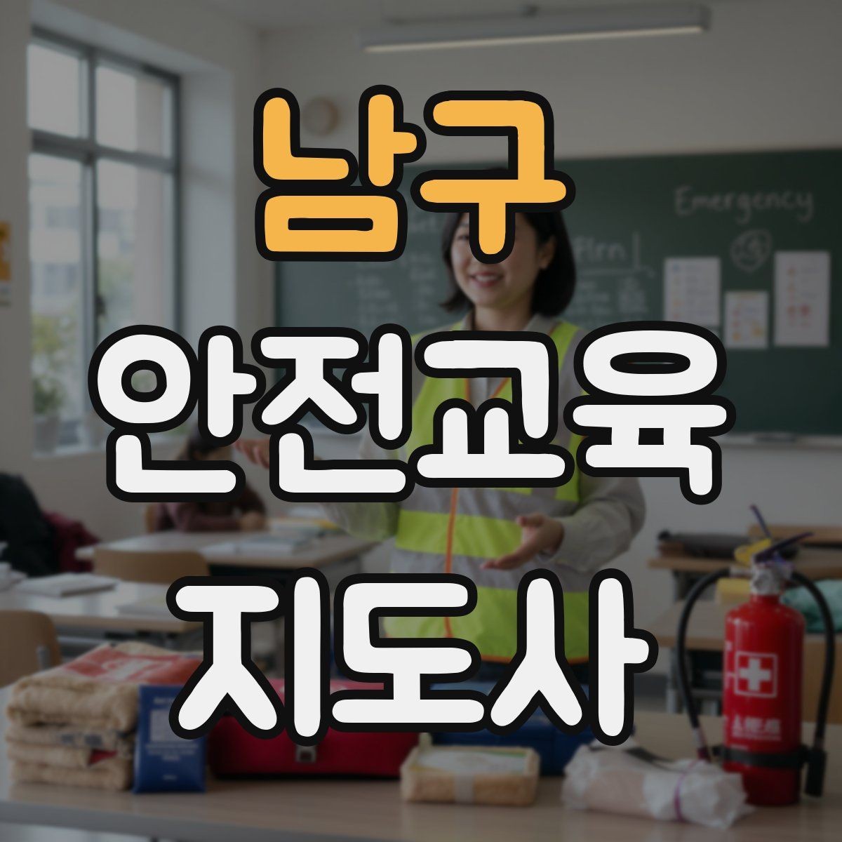 남구 안전교육지도사 자격증 체험형 안전교육 프로그램 예시