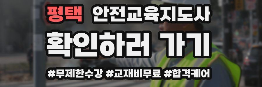 평택 안전교육지도사 자격증