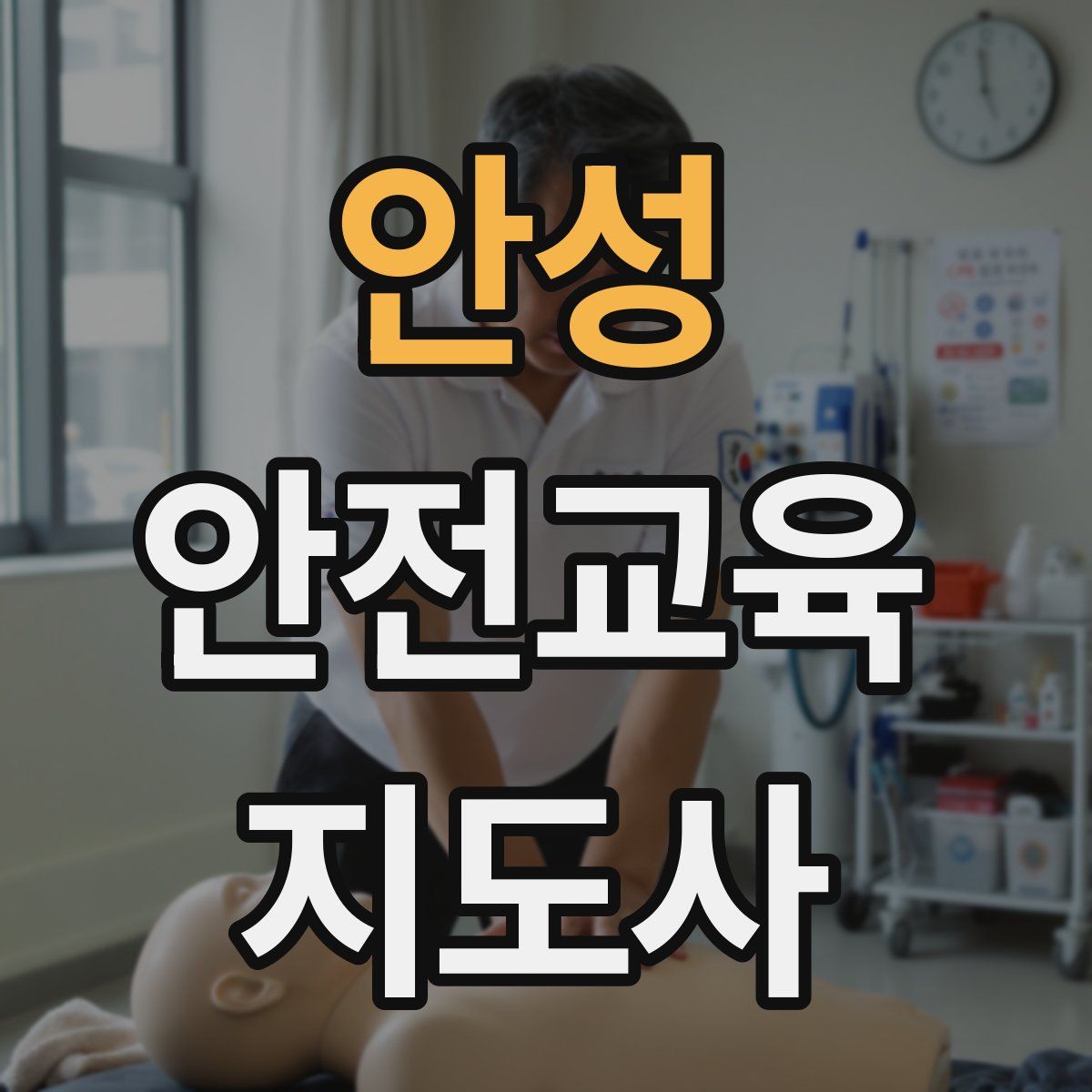 안성 안전교육지도사 자격증