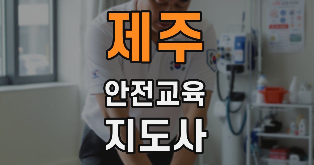 제주 안전교육지도사 자격증