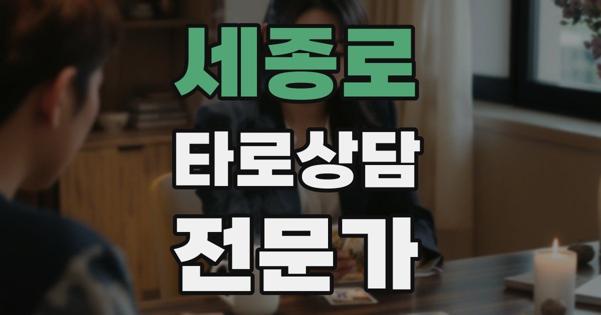 세종로 타로상담전문가 자격증