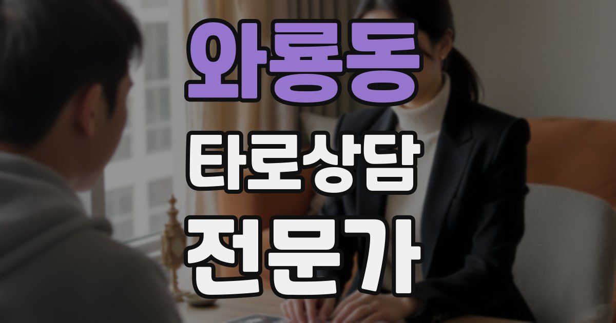 와룡동 타로상담전문가 자격증