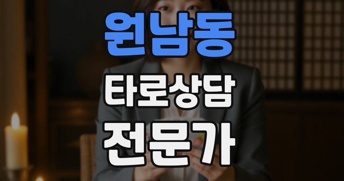 원남동 타로상담전문가 자격증