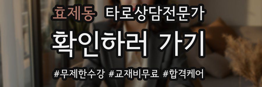 효제동 타로상담전문가 자격증