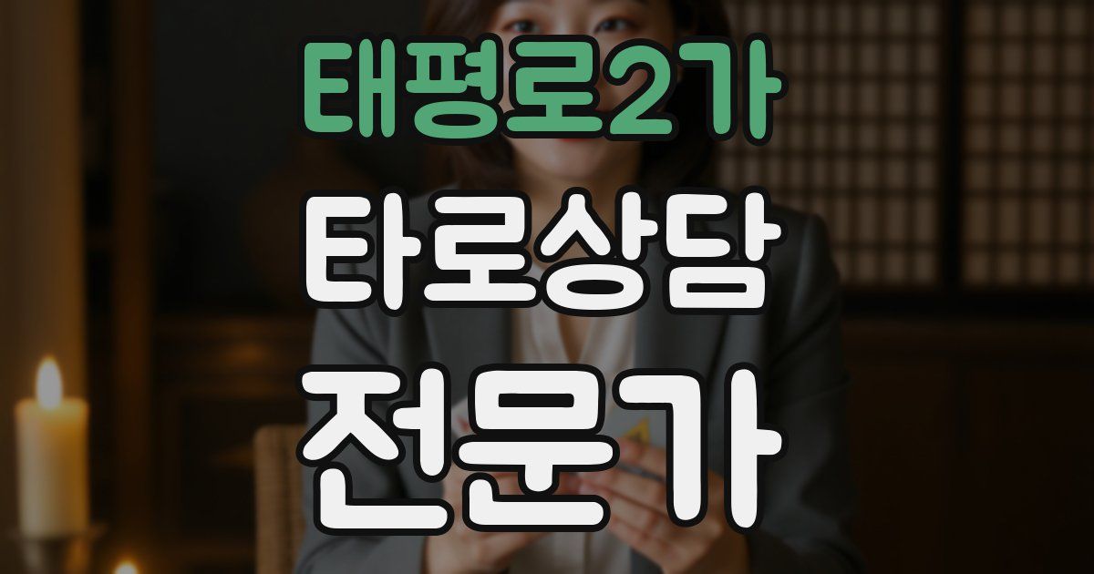 태평로2가 타로상담전문가 자격증