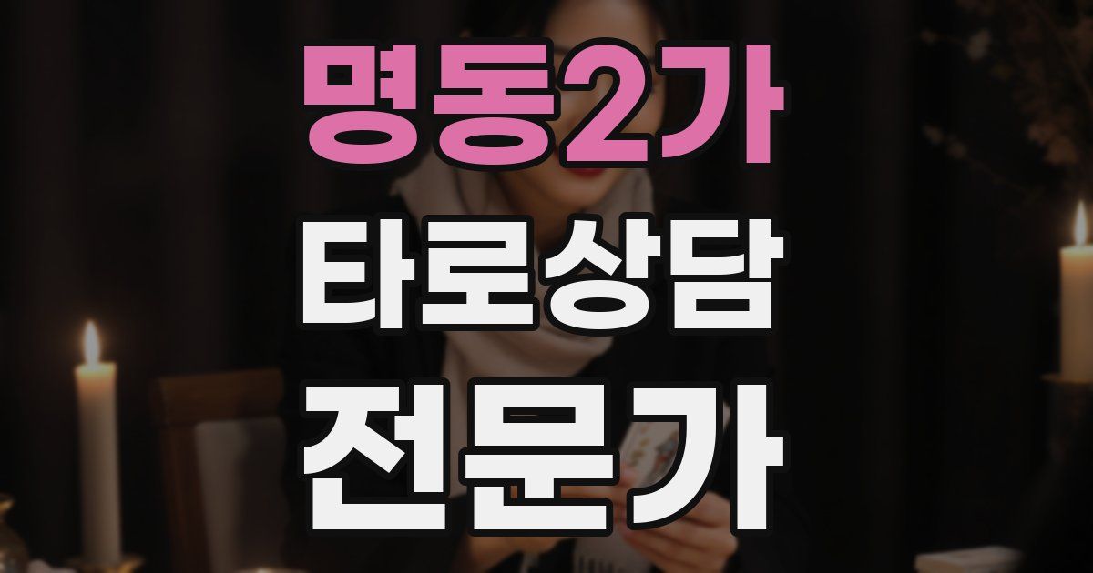명동2가 타로상담전문가 자격증