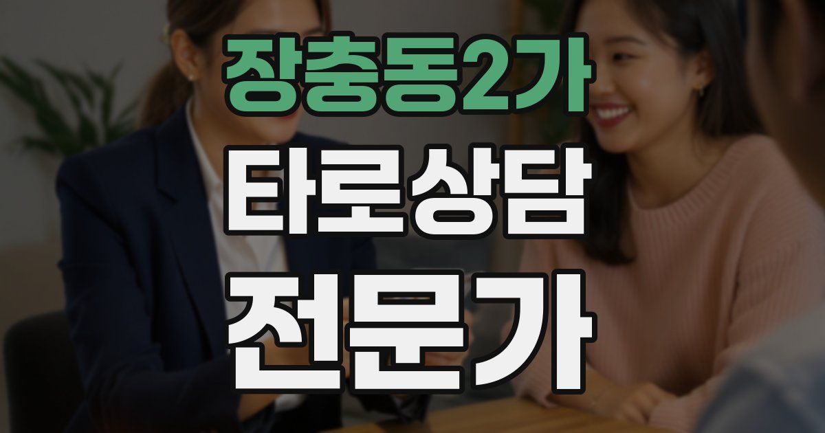 장충동2가 타로상담전문가 자격증