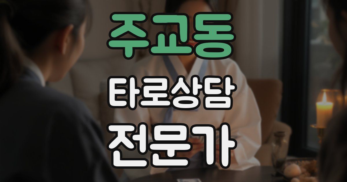 주교동 타로상담전문가 자격증
